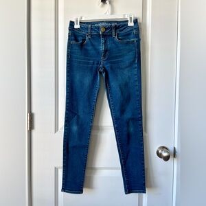 American Eagle Outfitters Dark Blue Skinny Jeans